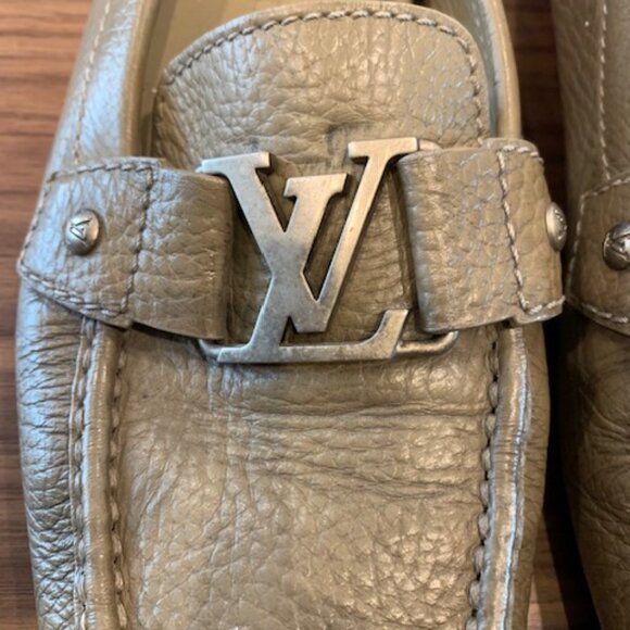 Louis Vuitton Men's Tan Monte Carlo Loafers - Picture 2 of 7